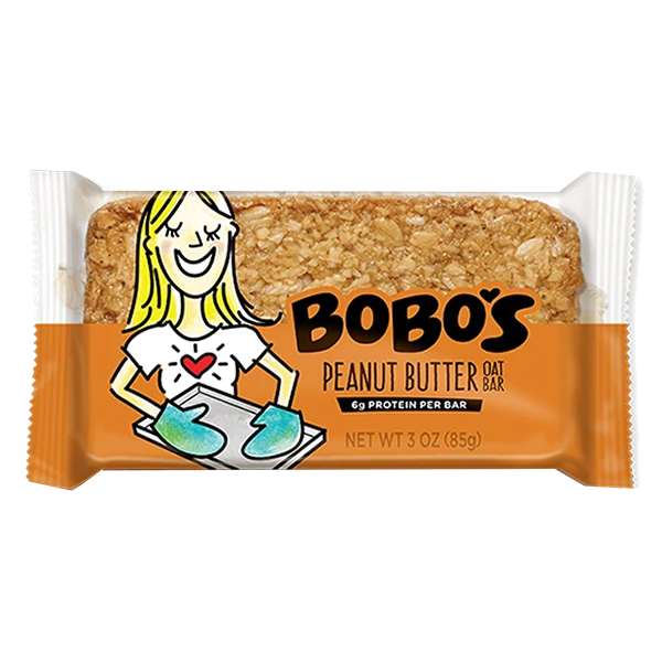 Bobo's - Oat Bar - Peanut Butter 12/3oz (V)(GF)(K) - Colorado Food Showroom