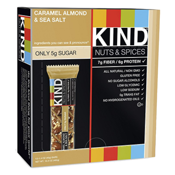 Kind Bar - Nutritional Bar - Caramel Almond & Sea Salt 12/1.4oz - Colorado Food Showroom