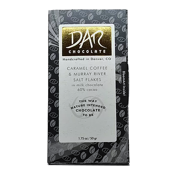 DAR Chocolate - Bars - 60% Caramel Coffee & River Salt 12/1.75oz - Colorado Food Showroom