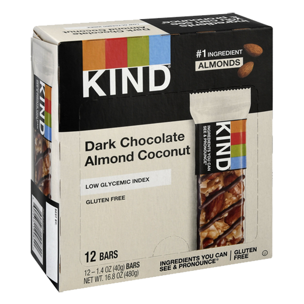 Kind Bar - Nutritional Bar - Dark Chocolate Almond Coconut 12/1.4oz - Colorado Food Showroom