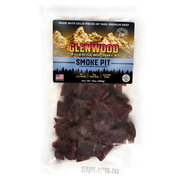 Glenwood Snacks - Beef Jerky - Smoke Pit 10oz - Colorado Food Showroom