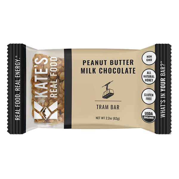 Kates Real Food - Nutritional Bar - Peanut Butter Milk Chocolate 12/2.2oz - Colorado Food Showroom