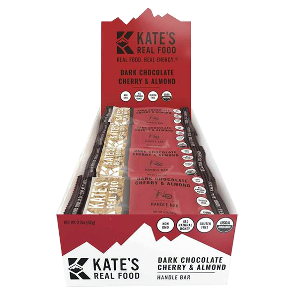 Kates Real Food - Nutritional Bar - Dark Chocolate Cherry & Almond 12/2.2oz - Colorado Food Showroom