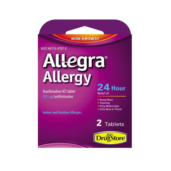 Lil Drug Store - Cold/Allergy/Sinus - Allegra 6/2ct - Colorado Food Showroom