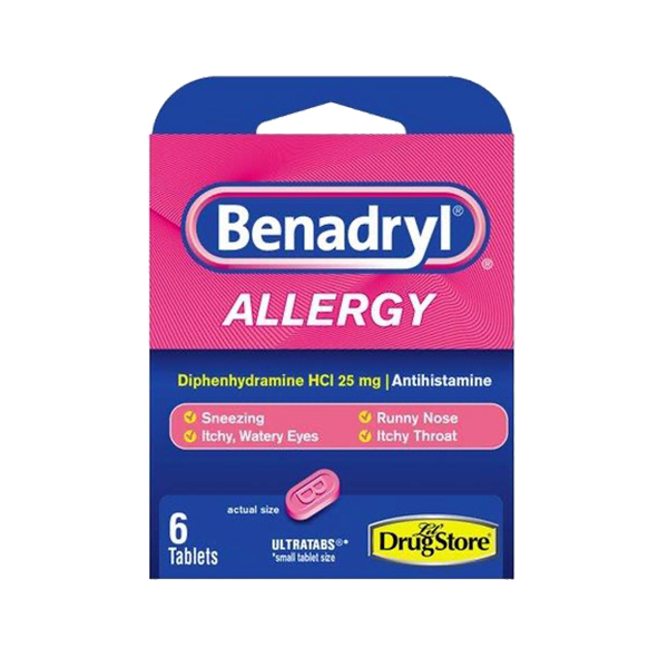 Lil Drug Store - Cold/Allergy/Sinus - Benadryl 6/6ct - Colorado Food Showroom