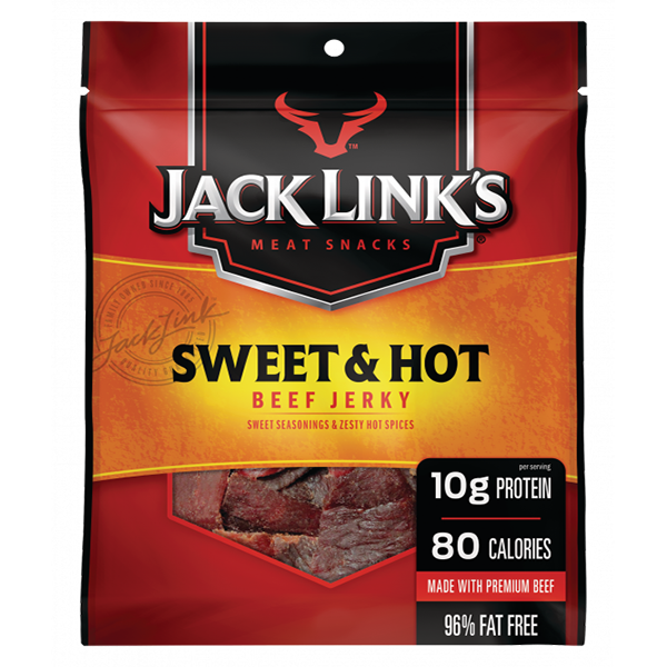 Jack Links - Beef Jerky - Sweet & Hot 3.25oz - Colorado Food Showroom