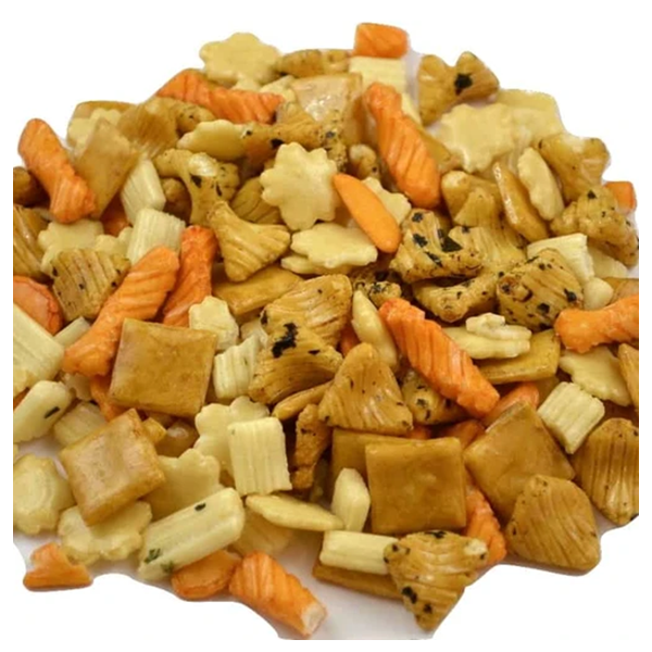 Jerry's Nut House - Snack Mix - Mixed (Crazy) Rice Crackers 8oz - Colorado Food Showroom