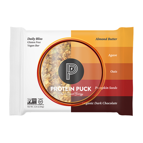 Protein Puck - Nutritional Bar - Daily Bliss (Almond Chocolate Chip) 16/3.25oz - Colorado Food Showroom