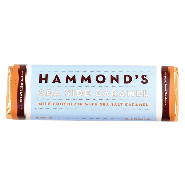 Hammond's - Chocolate Bar - Milk Chocolate Sea Side Caramel 12/2.25oz - Colorado Food Showroom