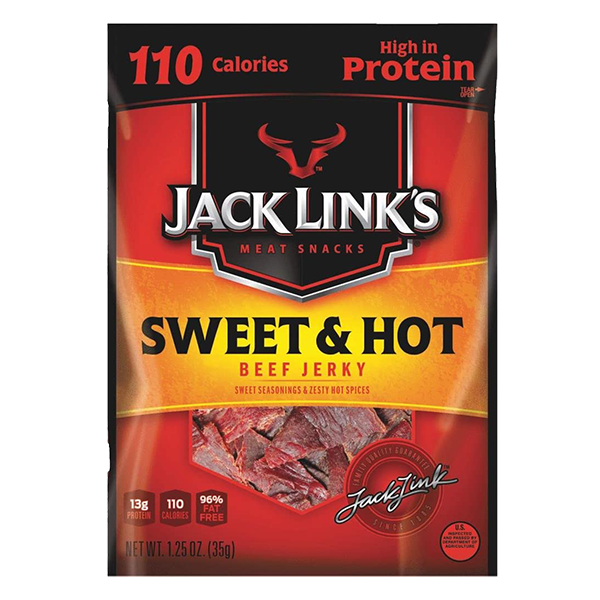 Jack Links - Beef Jerky - Sweet & Hot 10/1.25oz - Colorado Food Showroom
