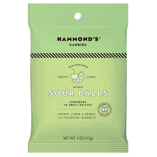 Hammond's - Drops - Natural Sour Ball 8/4oz - Colorado Food Showroom