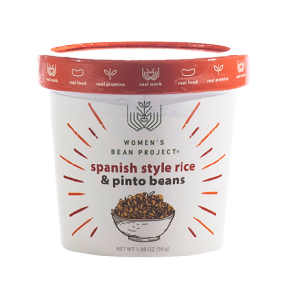 Women's Bean Project - Spanish Style Rice with Pinto Beans Cup 12/1.98oz - Colorado Food Showroom