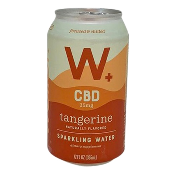 Weller - Sparkling CBD Water - Tangerine 12/12oz - Colorado Food Showroom